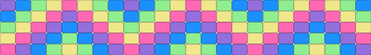 Bracelet pattern - neon,zigzag,purple,light blue,colorful