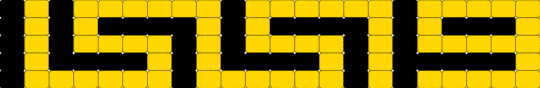 Greek pattern thingy - yellow,black