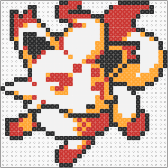 Hisuian Zorua - hisuian, hisuian zorua, orange, pokemon, red, zorua
