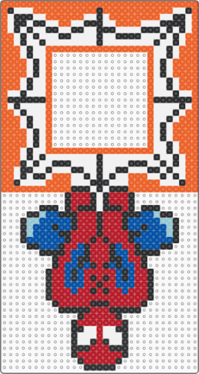spiderman light switch - orange,red