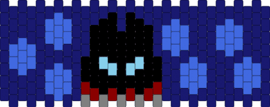 Scourge at night - purple,blue