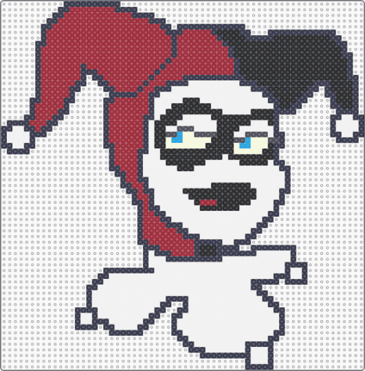 90s Cartoon Harley Quinn - 90s, batman, cartoon, dc, harley quinn, joker, purple, red, tv show, villian