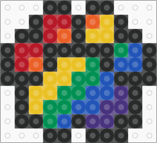 gay :3 - black,yellow,green,blue