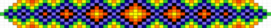 1 - blue, geometric, green, purple, yellow