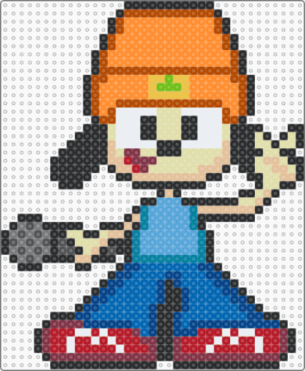 Parappa Fuse Bead Patterns - Gallery - Kandi Pad | Kandi Patterns, Fuse ...