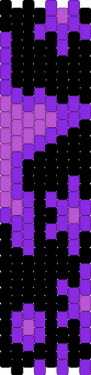 Purple star cuff pt2 - purple,star,black,cuff