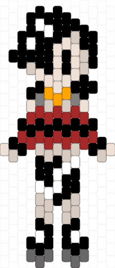 Misaki doll - black,beige,red,killer chat,character,doll,game,2d,misaki
