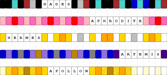 Greek gods singles - pink,yellow,purple,greek mythology,pjo,epic the musical,hellenist,single