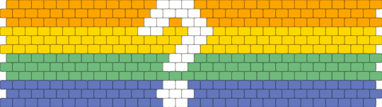 Questioning flag cuff - green,blue,yellow,orange,flag,pride,questioning,lgbtqia,lgbt,cuff,queer,rainbow