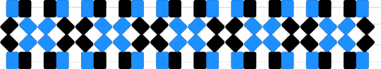 blue, black and white one layer x-base - light blue, white