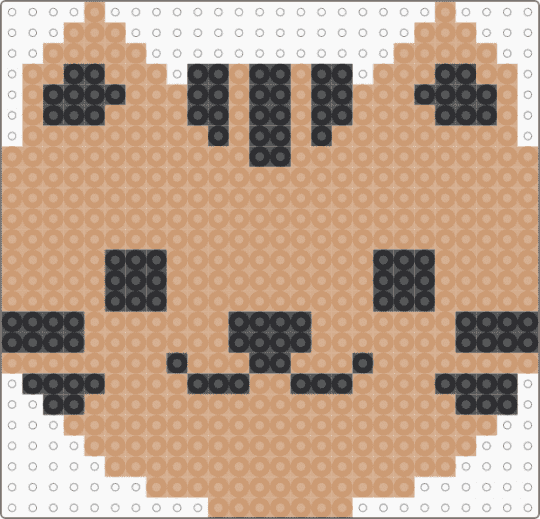 Cat Coaster (Stripes) - beige, cat, coaster, kitten, kitty