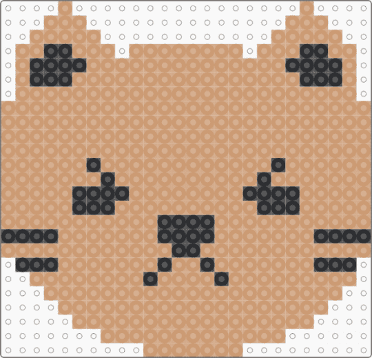 Cat Coaster (Angry) - beige, cat, coaster, kitten, kitty