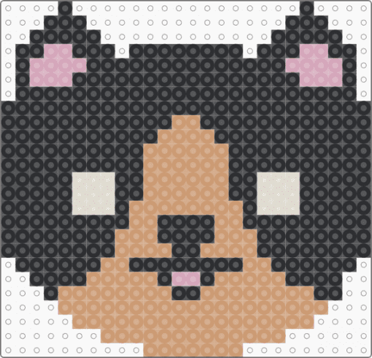 Cat Coaster (Blep) - beige, black, cat, coaster, kitten, kitty