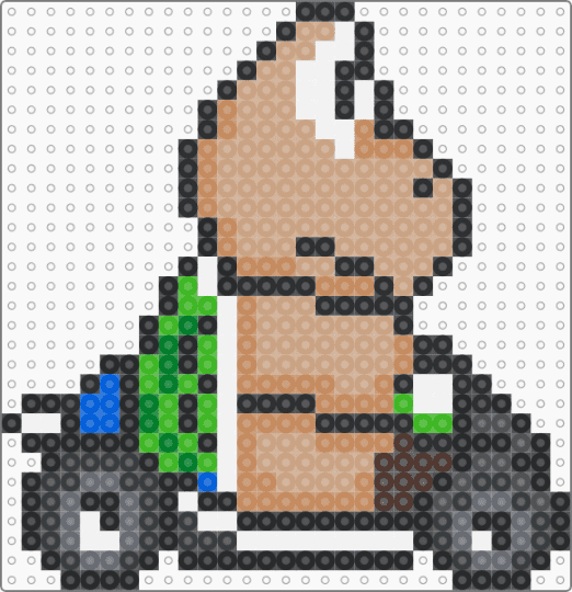 Mario Kart Koopa (Sideways) - tan,beige,mariokart,gaming,fantasy,supermario,koopa,snes