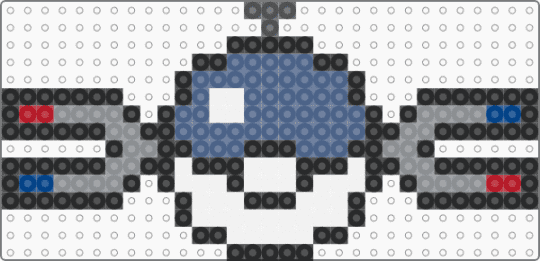 Pokéball Magnemite - black,blue,gray,pokeball,pokemon,magnemite,gen1,pokedex,gaming,gameboy,nintendo