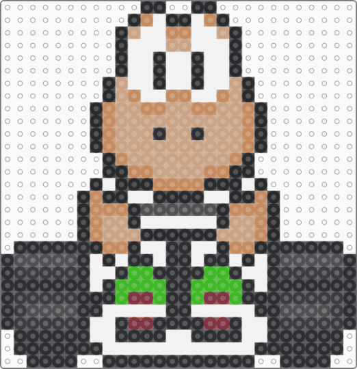 Mario Kart Koopa (Front) - black,beige,tan,yoshi,supermario,mariokart,fantasy,gaming,snes