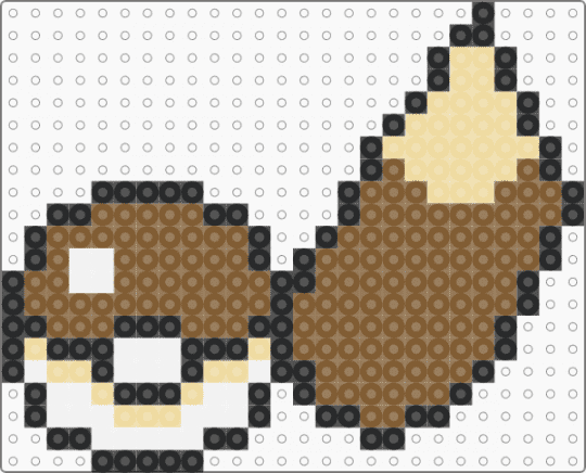 Pokéball Eevee - tan,pokeball,pokemon,gen1,pokedex,gaming,gameboy,nintendo