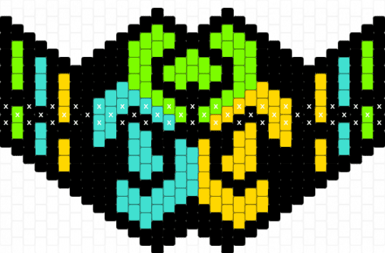 glowin biohazard mask - subzero - black,green,light blue,yellow