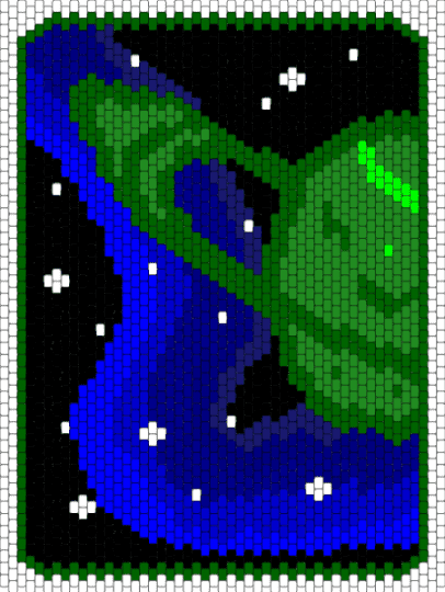 Jupiter with Galaxy Haze - green,purple