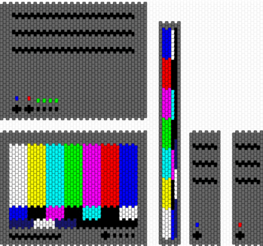 TV bag - bag, colorful, gray
