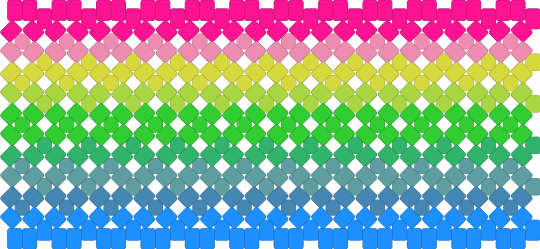 Polysexual Cuff (but gradient) - pink,light blue,green,polysexual,polysexual cuff,pride,cuff,pride cuff,lgbt,lgbtqia,lgbtqia cuff