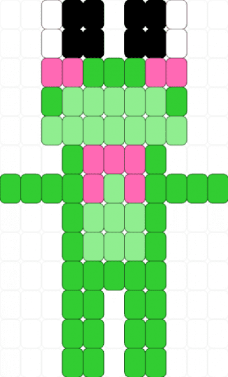 Ribbit Charm - green,ribbit,tadc,the amazing digital circus,charm,ribbit charm,easy,tadc charm,ribbit tadc