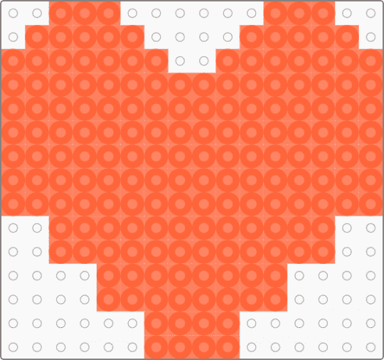 Bravery - orange, undertale