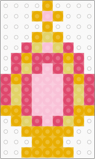 Madoka soul gem - orange, red