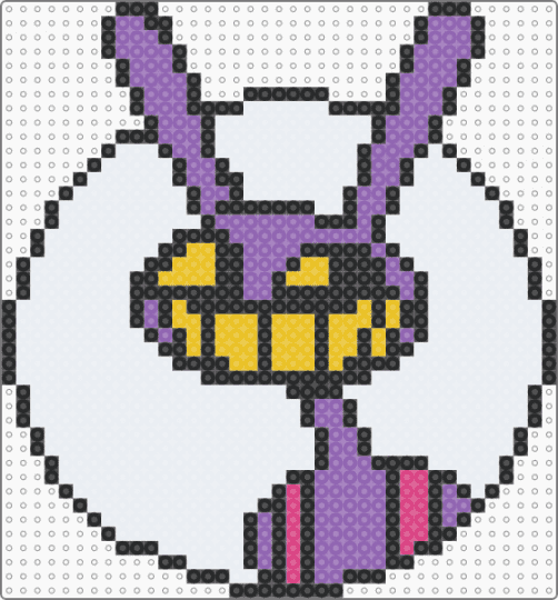 Jax door perler! - white,pink,jax,purple,tadc,perler