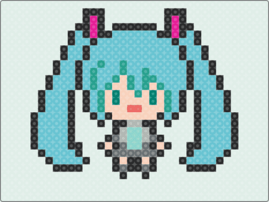 MIKUUUUUUUU - light blue, white
