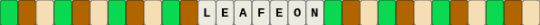 leafeon single!! - single, tan, teal