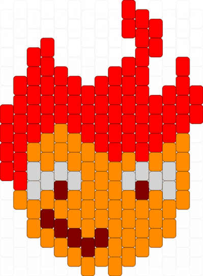 Fire Spirit Cookie Charm - red,orange,fire spirit cookie,fsc,crk,cookie run kingdom,crk charm,charm,keychain,fire spirit