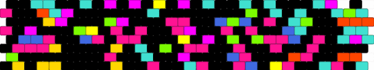 rainboe vomit/tadc abstraction - black,pink,light blue