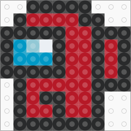 Among Us Character - black,red,among us,game,easy,simple,small,sigma,rizzler,gay