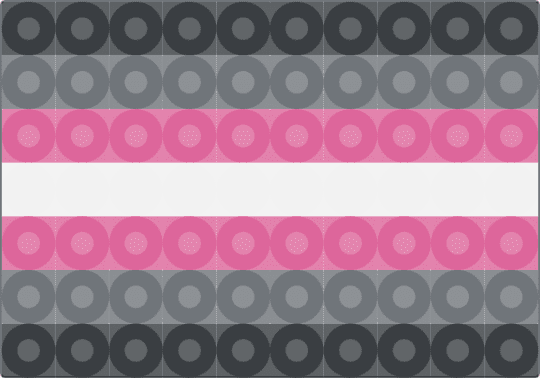 Demi Girl Charm! - pink,gray,demigirl,charm,easy,simple,fast,lgbtqia