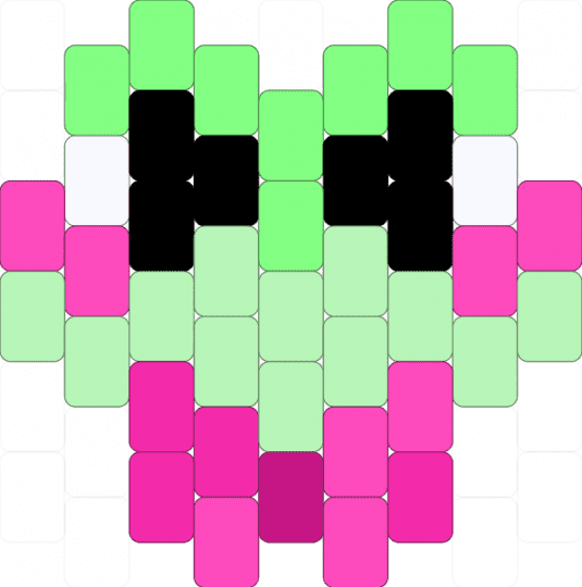 Ribbit - teal,pink