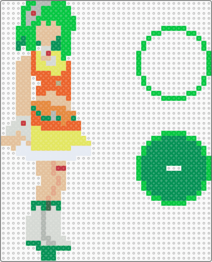 gumi standee!!! :3 - green,beige