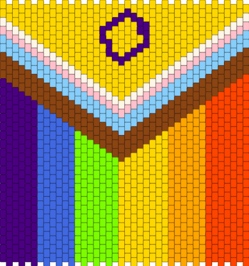 Pride poster - yellow,purple,red