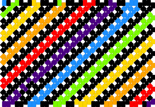 Worm rotator part1 (base) - black,red,green,light blue,colorful