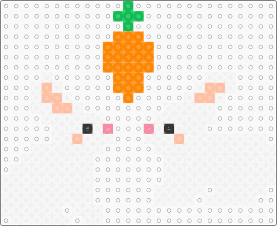 Easter bunnies - white,orange,beige