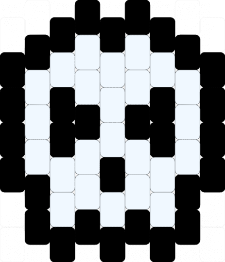 Tiny Skull - white,black