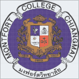 Montfort College - montfort,college,university,school,crest,education,purple