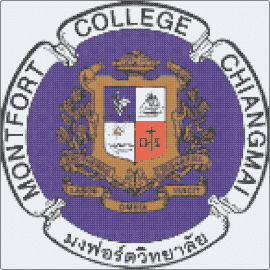 Montfort College - montfort,college,university,school,crest,education,purple