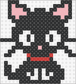 cat - cat,sanrio,kawaii,animal,black,pink