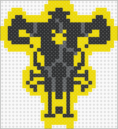 Black Bulls Symbol - yellow