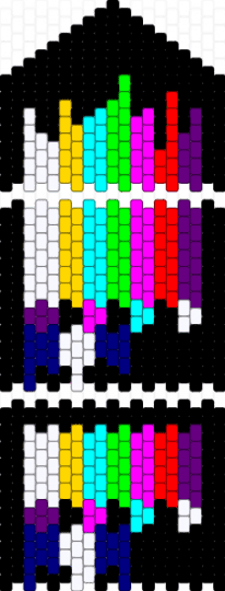 melty TV - black,light blue,pink