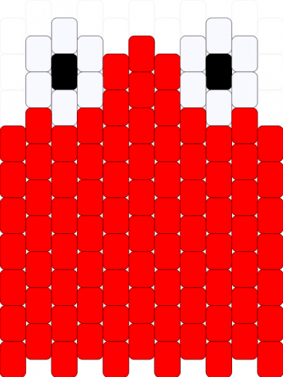 Red guy charm - dhmis, red, red guy