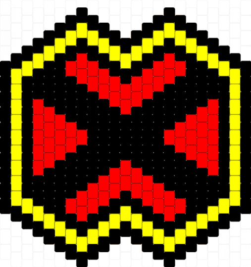 x-men mask - yellow,red,xmen,mask,marvel