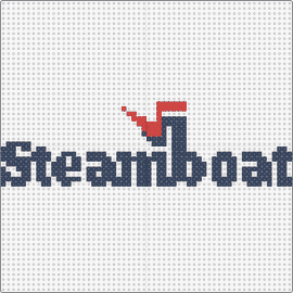Steamboat Logo - steamboat,resort,skiing,mountain,logo,adventure,winter,sports,stylish,blue