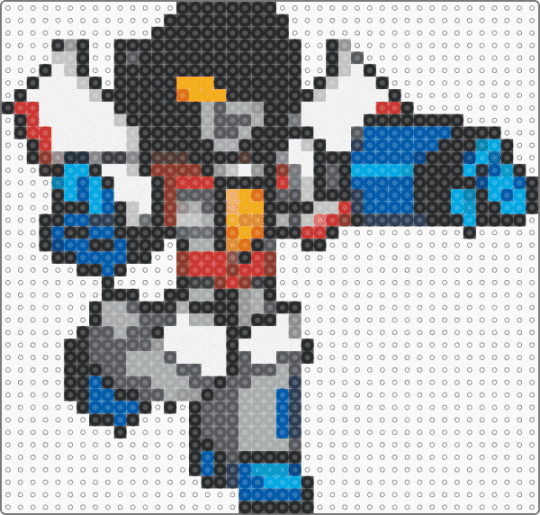 Starscream - starscream,transformers,robot,toy,cartoon,movie,video game,tv show,gaming,black,gray,blue,light blue,colorful